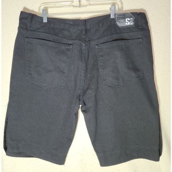 Sacred Crown Black Denim Shorts Size 40. - Picture 3 of 4